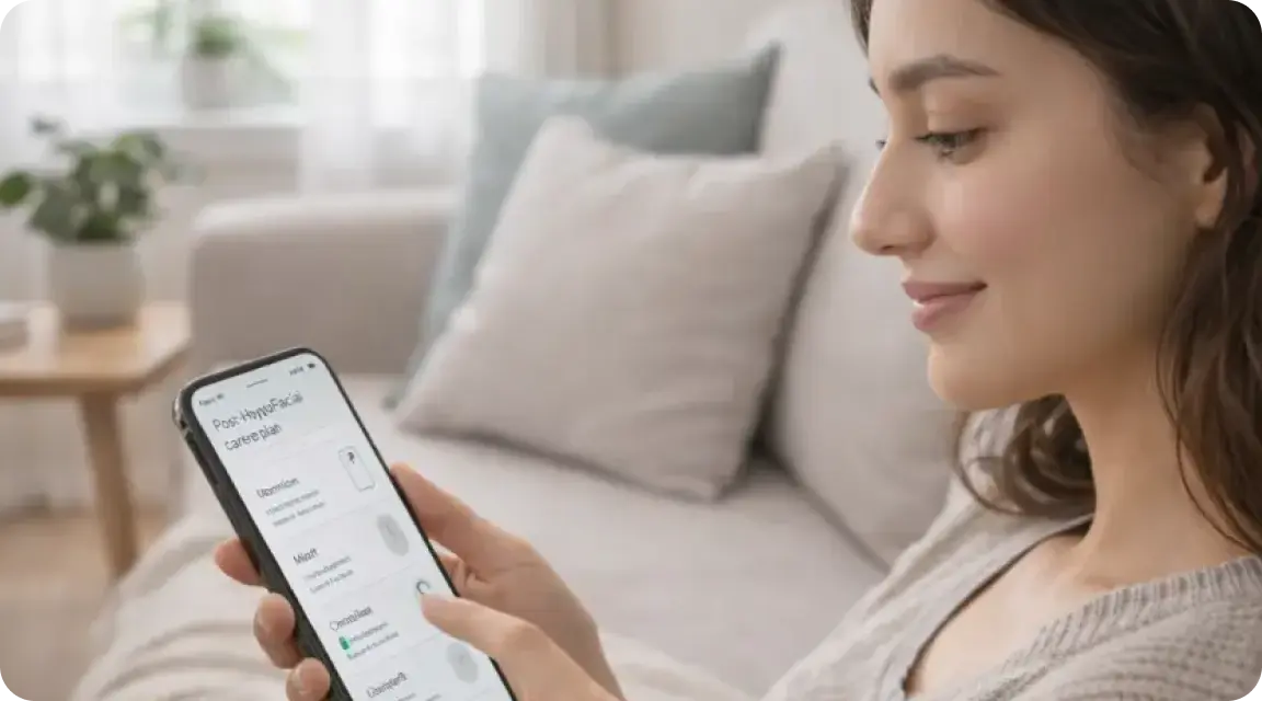 Receive skin plan on WhatsApp